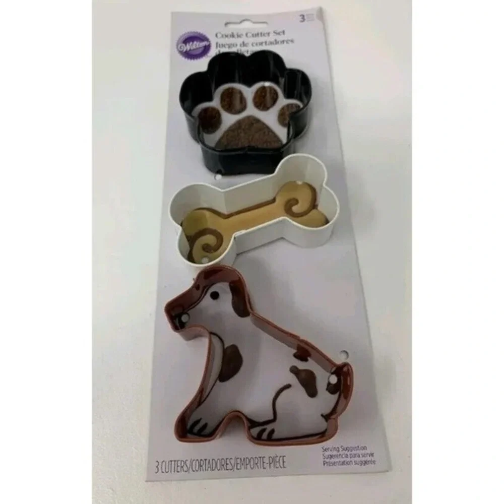 Wilton‎ Dog, Paw, Bone Cookie Cutter